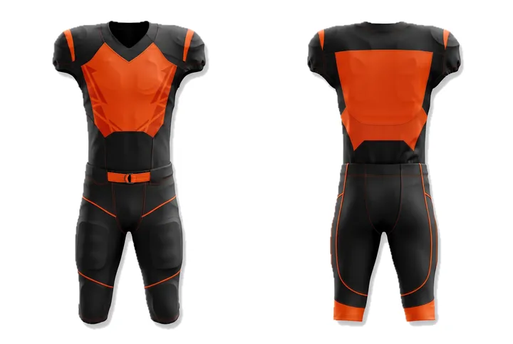 Angular geometry Number panel American Football teamwear design