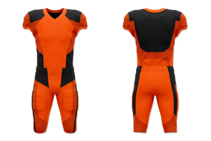 Angular geometry Tonal panel American Football teamwear design