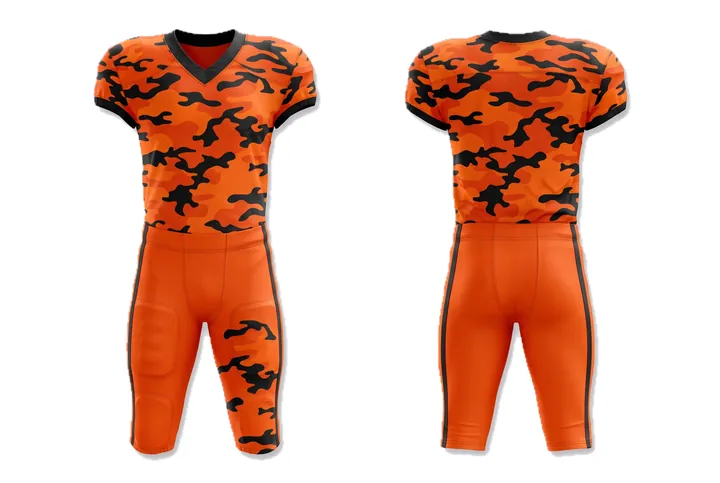 Camo Solid American Football teamwear design
