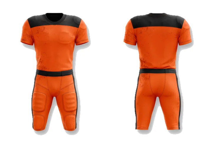 Grit texture Shoulder yoke American Football teamwear design
