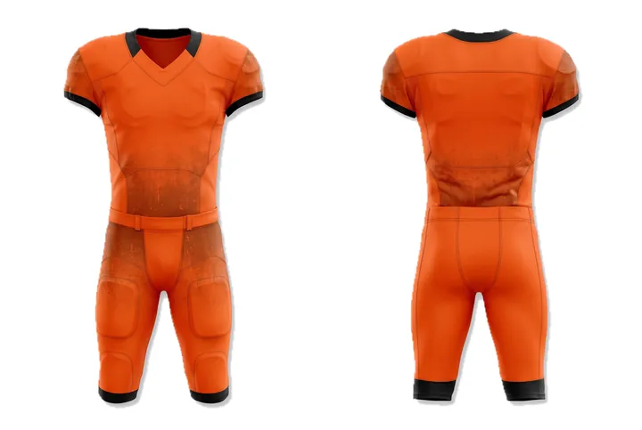 Grit texture Vertical fade American Football teamwear design
