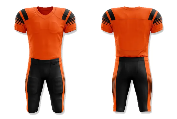 Speed lines Single pant stripe American Football teamwear design