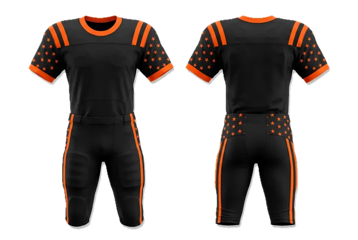 Star field Retro shoulder stripe American Football teamwear design