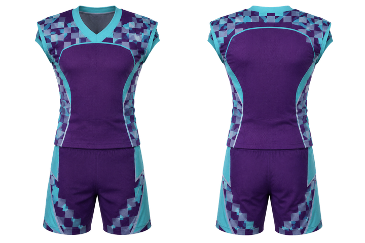Plum Stepped Chequer Field With Original Spacing American Football Alternate Or 7v7 Uniform American Football teamwear design