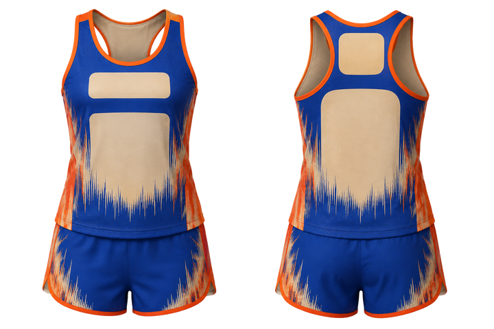 Cobalt Tonal Soundwave Rhythm Athletics Women's Or Youth Race Kit Athletics teamwear design