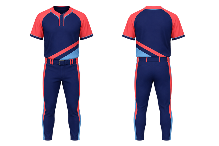 Indigo Diagonal Court Line Architecture Baseball Diamond Training Set Baseball teamwear design