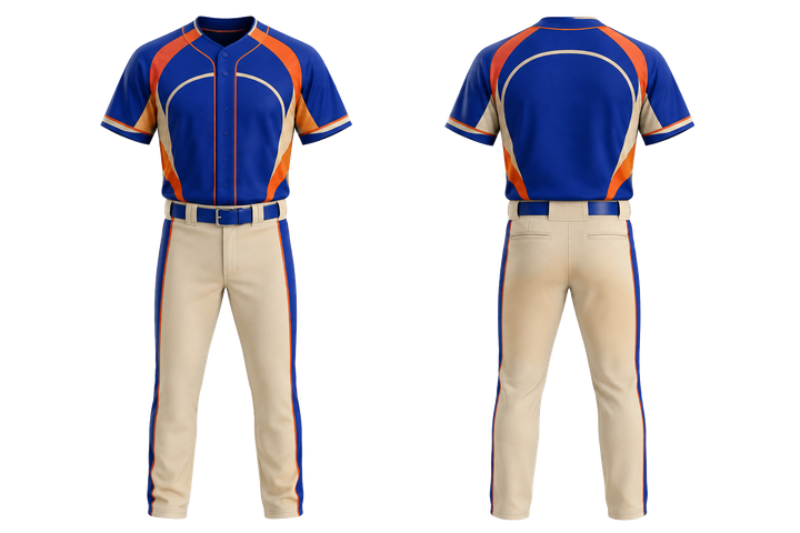 Cobalt Minimal Arch And Orbit Geometry Baseball Diamond Training Set Baseball teamwear design