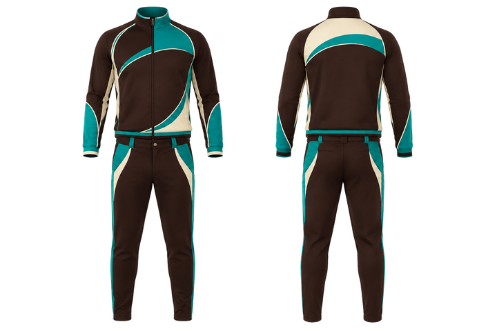Dark Chocolate Asymmetric Speed Panel Sweep Baseball Dugout Warm Up Set Baseball teamwear design