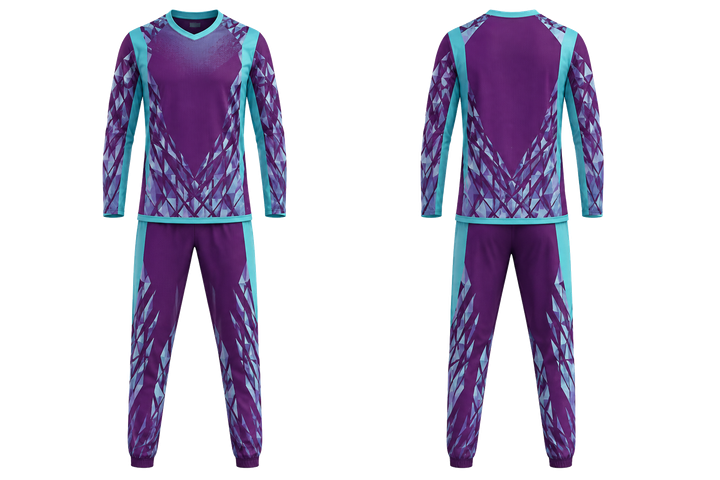 Plum Fractured Diamond Field Basketball Shooting Warm Up Set Basketball teamwear design