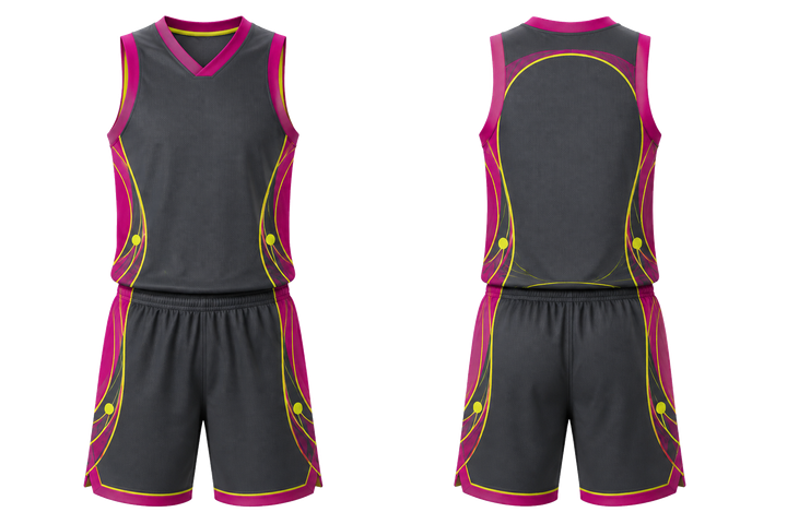 Slate Minimal Arch And Orbit Geometry Basketball Women's Or Youth Court Uniform Basketball teamwear design
