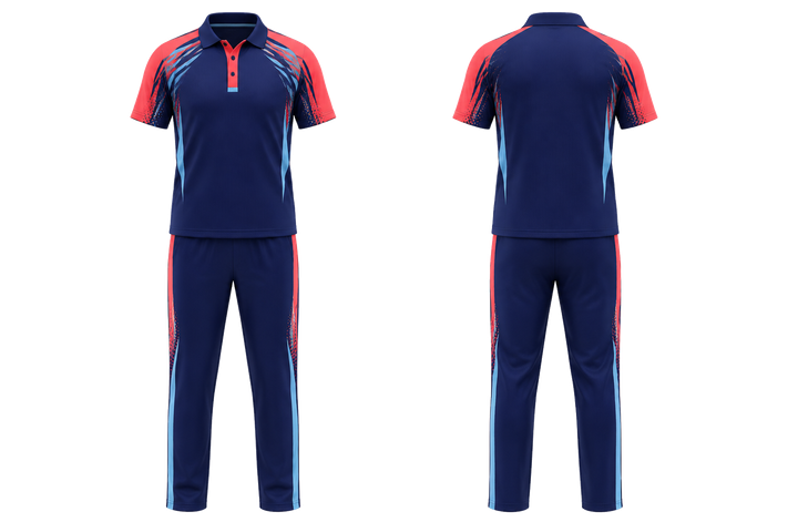 Indigo Bold Sleeve To Side Bridge Cricket Women's Or Academy Cricket Kit Cricket teamwear design