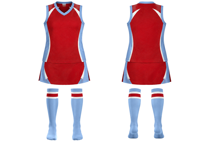 Brick Red Contained Topographic Contour Field Field Hockey Field Match Uniform Field Hockey teamwear design