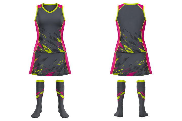 Slate Fractured Diamond Field Field Hockey Field Match Uniform Field Hockey teamwear design