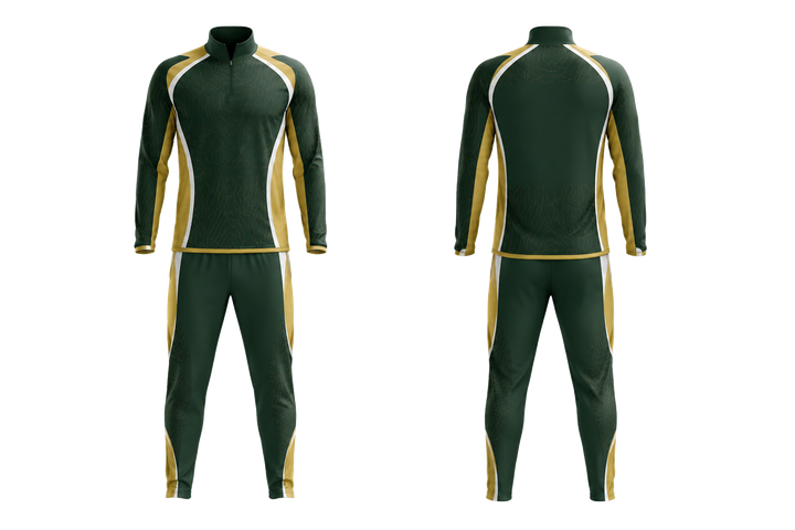 Forest Green Contained Topographic Contour Field Field Hockey Field Warm Up Set Field Hockey teamwear design
