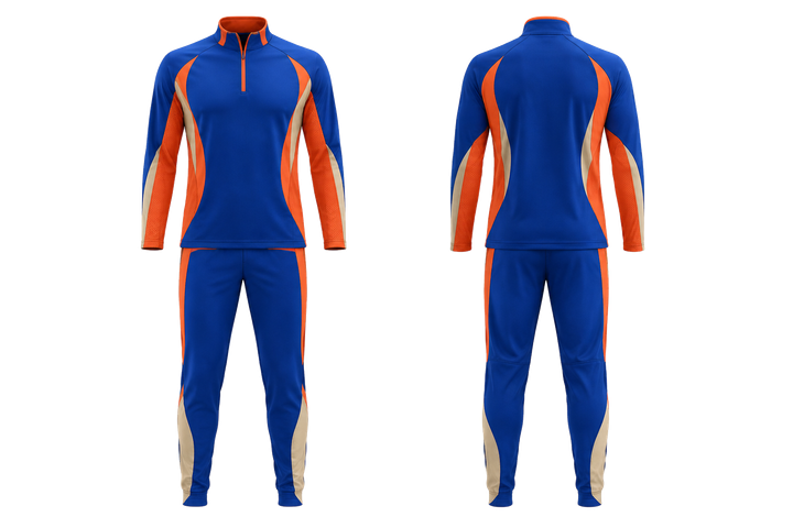 Cobalt Curved Body Mapped Side Flow Field Hockey Field Warm Up Set Field Hockey teamwear design