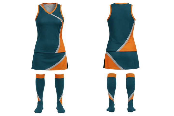 Petrol Teal Asymmetric Speed Panel Sweep Field Hockey Women's Or Youth Field Uniform Field Hockey teamwear design