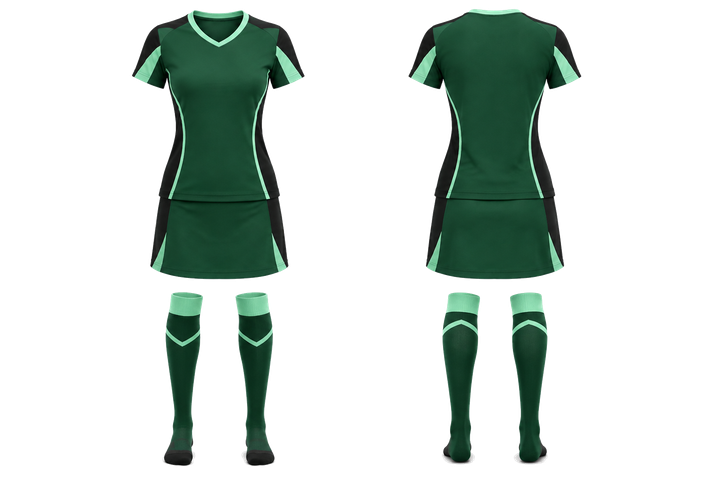 Emerald Bold Sleeve To Side Bridge Field Hockey Women's Or Youth Field Uniform Field Hockey teamwear design
