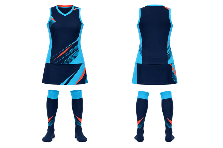 Midnight Navy Diagonal Court Line Architecture Field Hockey Women's Or Youth Field Uniform Field Hockey teamwear design