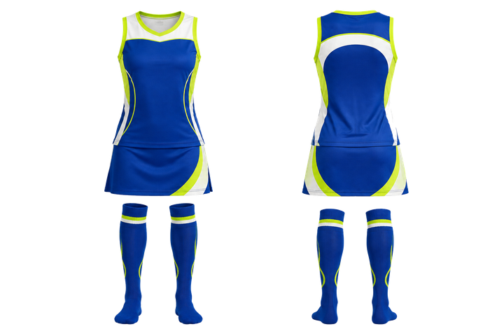 Royal Blue Minimal Arch And Orbit Geometry Field Hockey Women's Or Youth Field Uniform Field Hockey teamwear design