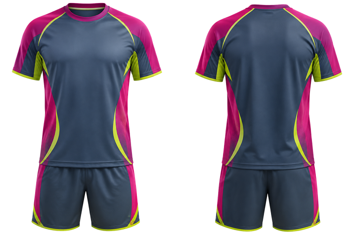 Slate Curved Body Mapped Side Flow Handball Indoor Match Uniform Handball teamwear design