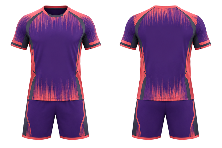 Purple Tonal Soundwave Rhythm Handball Indoor Match Uniform Handball teamwear design