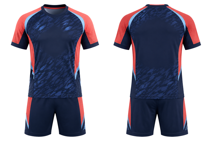 Indigo Fractured Diamond Field Handball Indoor Training Set Handball teamwear design