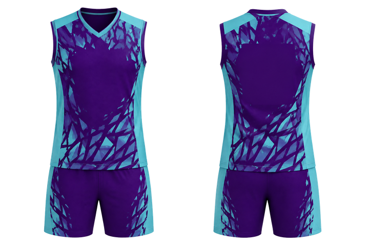 Plum Fractured Diamond Field Racket Sports Alternate Competition Kit Racket Sports teamwear design