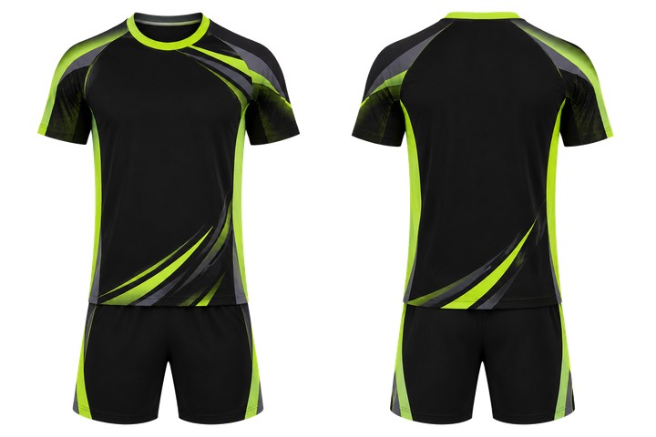 Black Asymmetric Speed Panel Sweep Racket Sports Racket Match Kit Racket Sports teamwear design