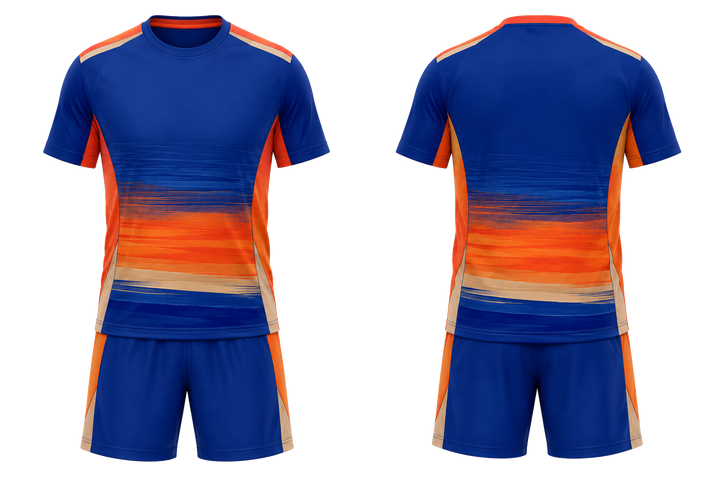 Cobalt Layered Horizon Bands Racket Sports Racket Match Kit Racket Sports teamwear design