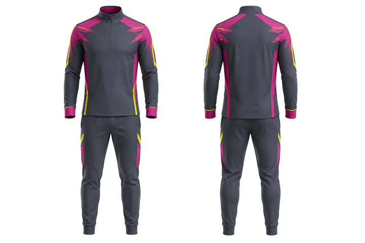 Slate Angular Shoulder Burst Rugby Club Travel Set Rugby teamwear design