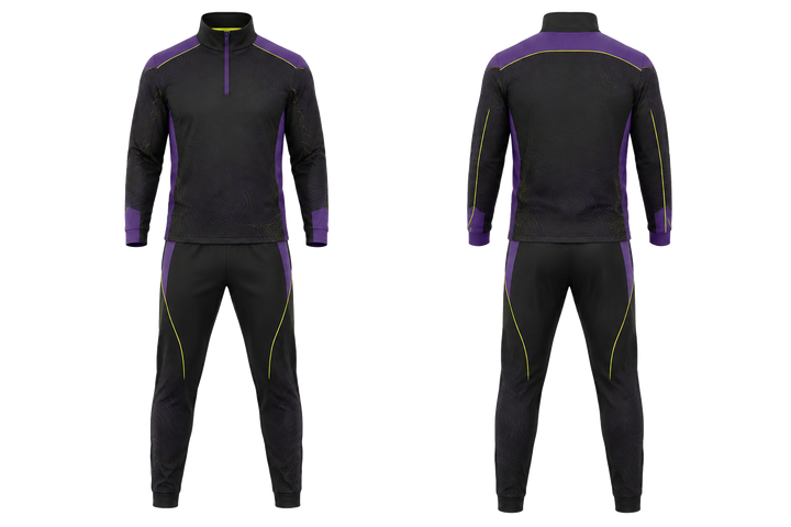 Charcoal Contained Topographic Contour Field Rugby Club Travel Set Rugby teamwear design