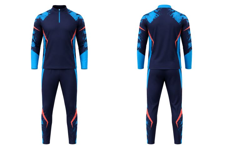 Midnight Navy Fractured Diamond Field Rugby Club Travel Set Rugby teamwear design