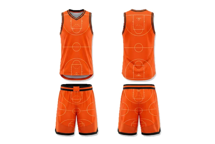Court lines Solid Basketball teamwear design