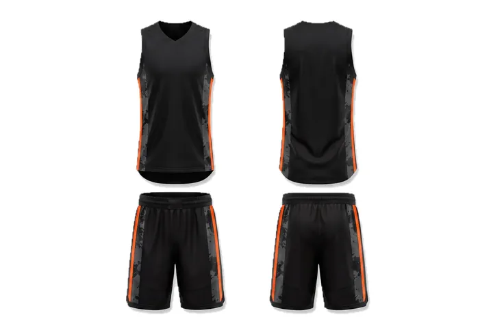 Splatter Twin side stripe Basketball teamwear design