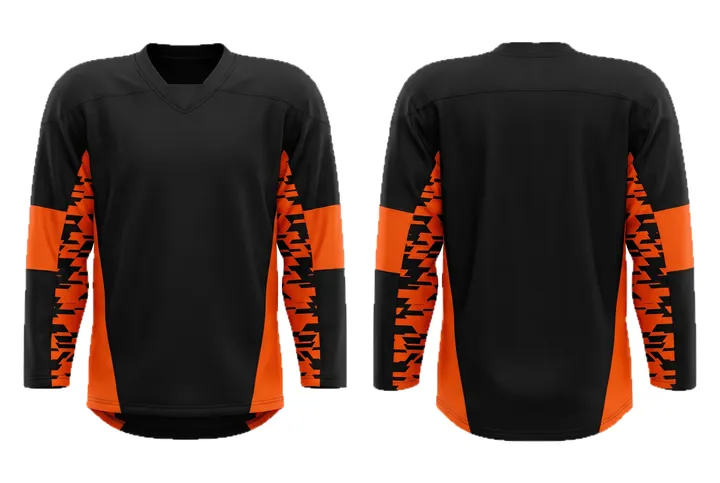 Glitch Side panel Ice Hockey teamwear design