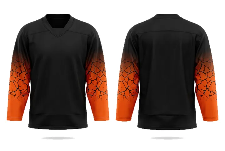 Ice fracture Sleeve fade Ice Hockey teamwear design