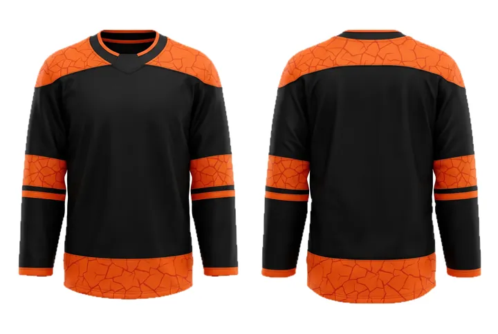Ice fracture Yoke and stripe package Ice Hockey teamwear design