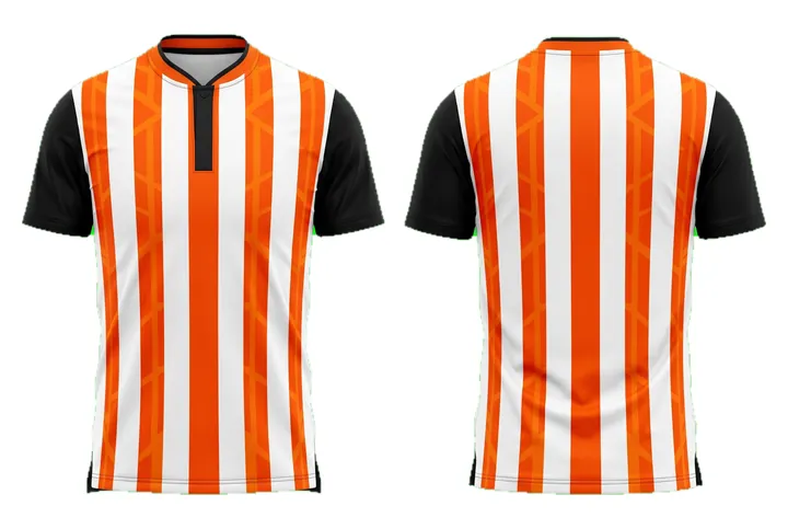 Architectural Motif Vertical Stripe Soccer teamwear design