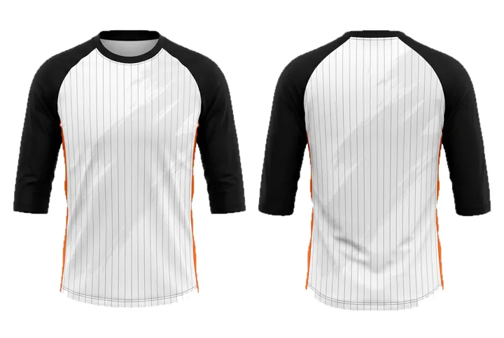 Brush stroke Pinstripe Baseball teamwear design