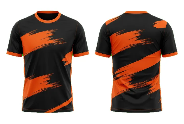 Brush stroke Solid Cricket teamwear design