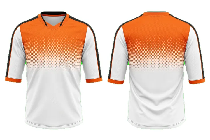 Carbon weave Halftone fade Cricket teamwear design