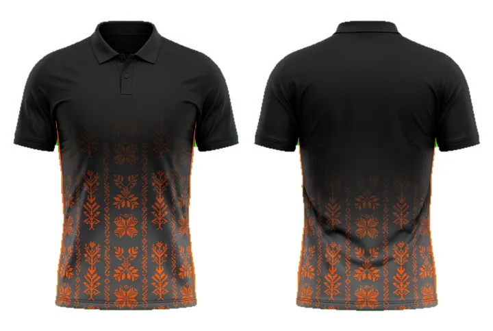 Cultural motif Vertical fade Cricket teamwear design