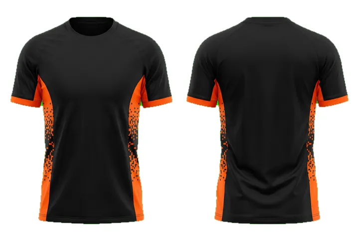Digital pixel Side panel Cricket teamwear design