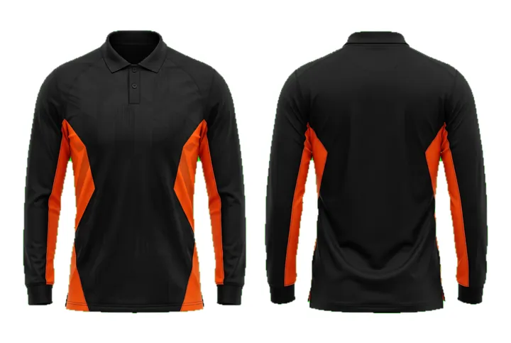 Geometric side panel Tonal Cricket teamwear design