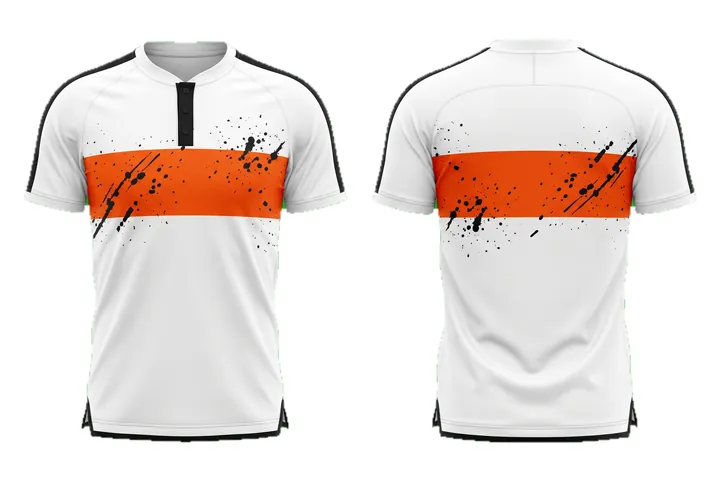 Paint Splatter Chest Band Soccer teamwear design