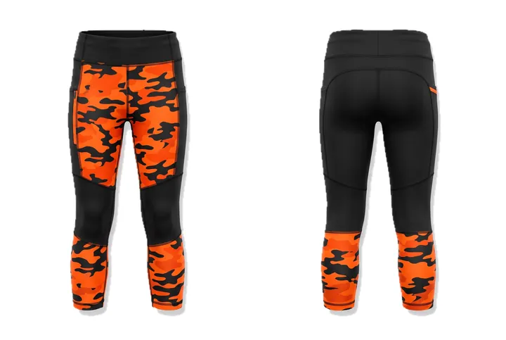 Camo Colour-blocked leg Soccer teamwear design