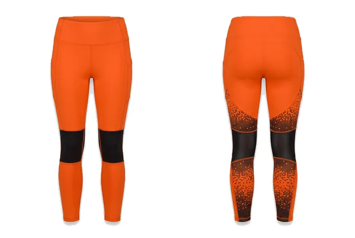 Digital pixel Mesh panel Soccer teamwear design