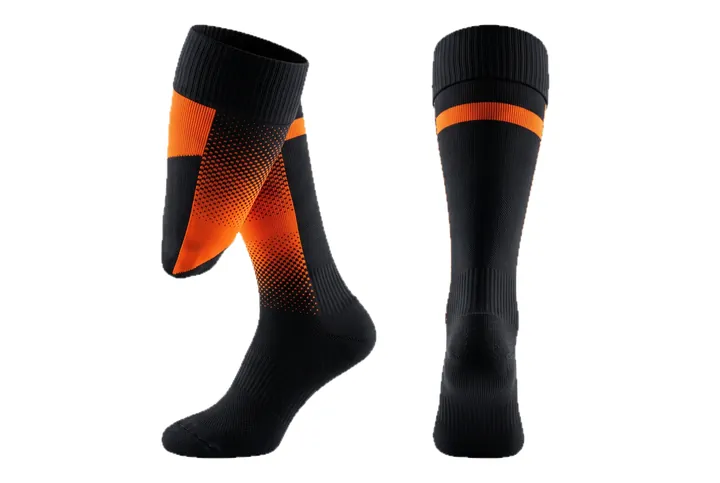 Halftone knit Side flash Soccer teamwear design
