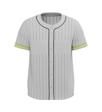 Grid Baseball jerseys 3D design preview