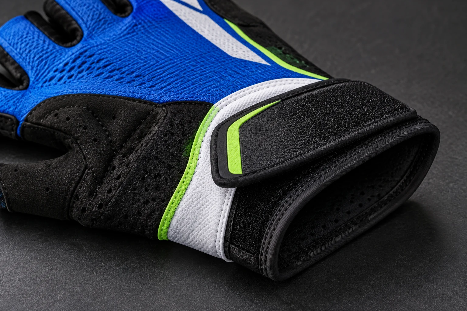 Wrist closure for Custom Cycling Gloves